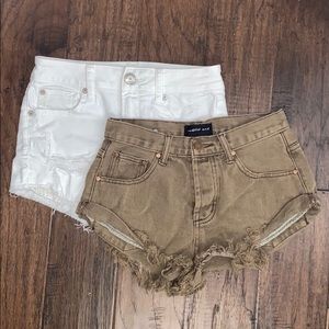 Bundle of 2 Jean Shorts